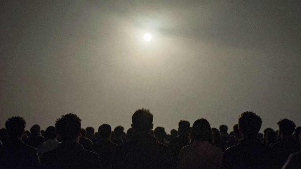 Illustration evoking the mood of marian apparitions — not a depiction of any reported event.