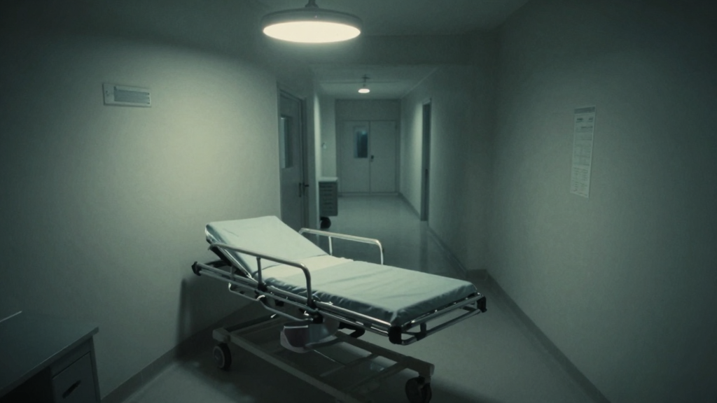 Illustration evoking the mood of near-death and out-of-body experiences — not a depiction of any reported event.