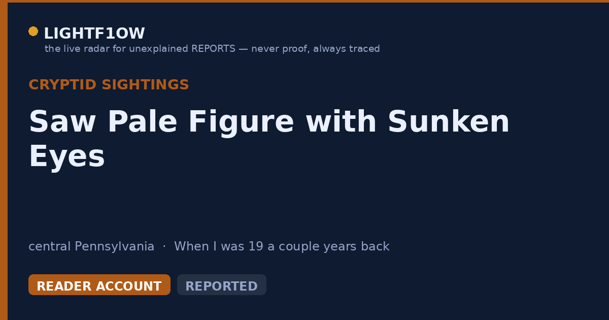 Saw Pale Figure with Sunken Eyes