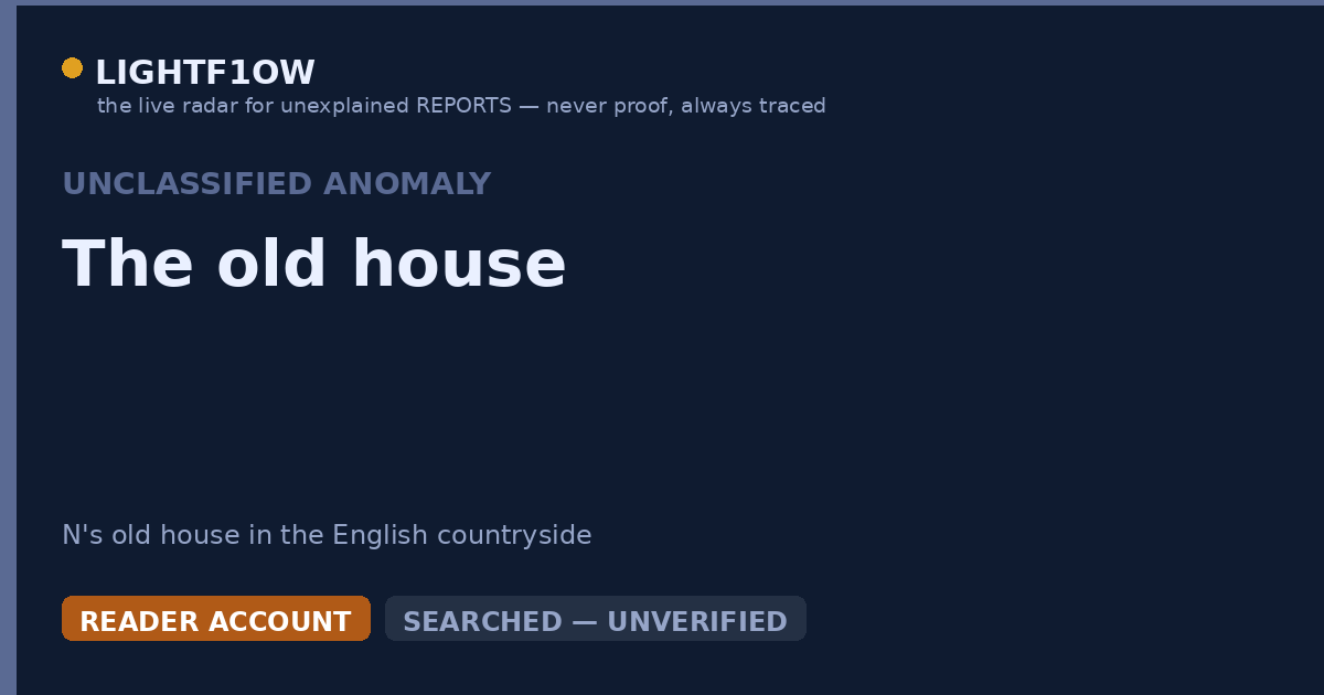The old house