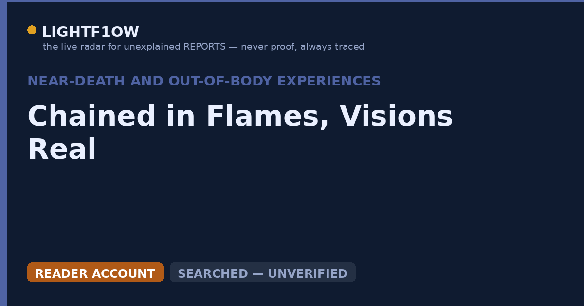 Chained in Flames, Visions Real