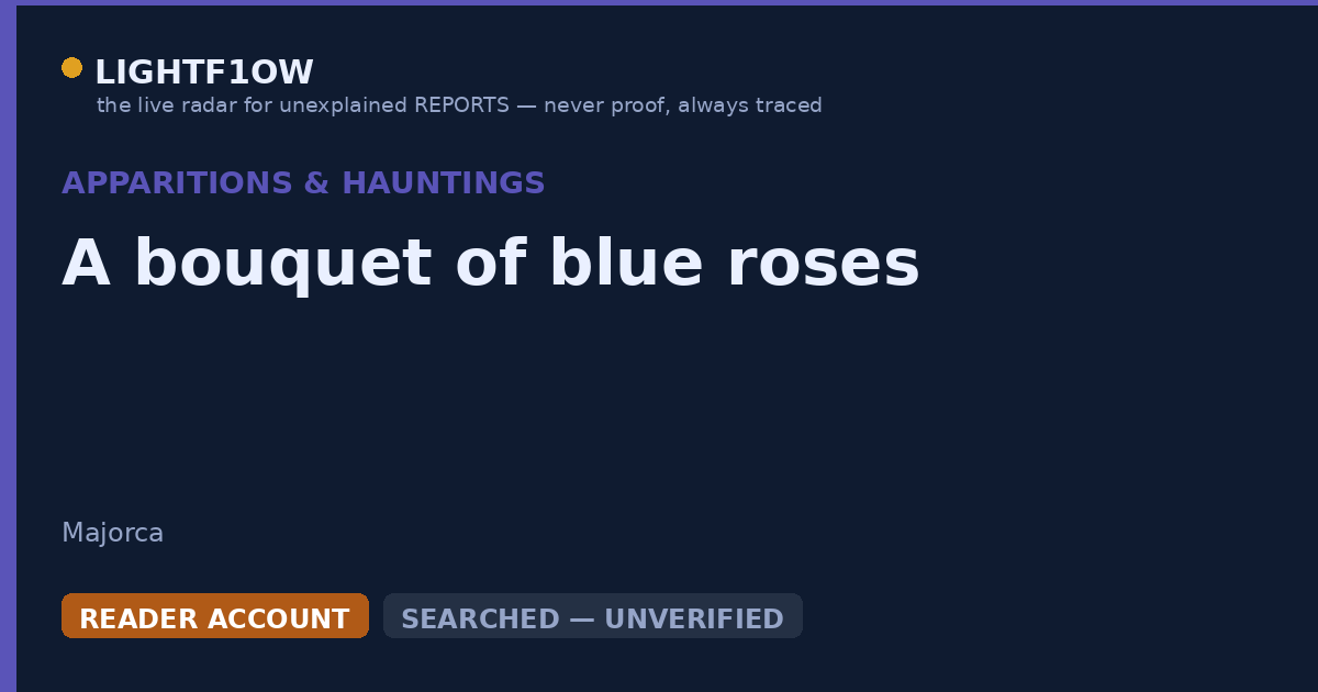 A bouquet of blue roses